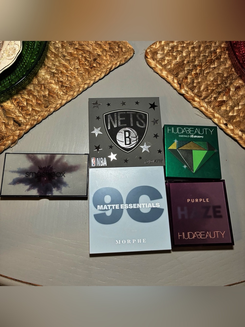 Eyeshadow bundle Morphe Huda Beauty Colourpop